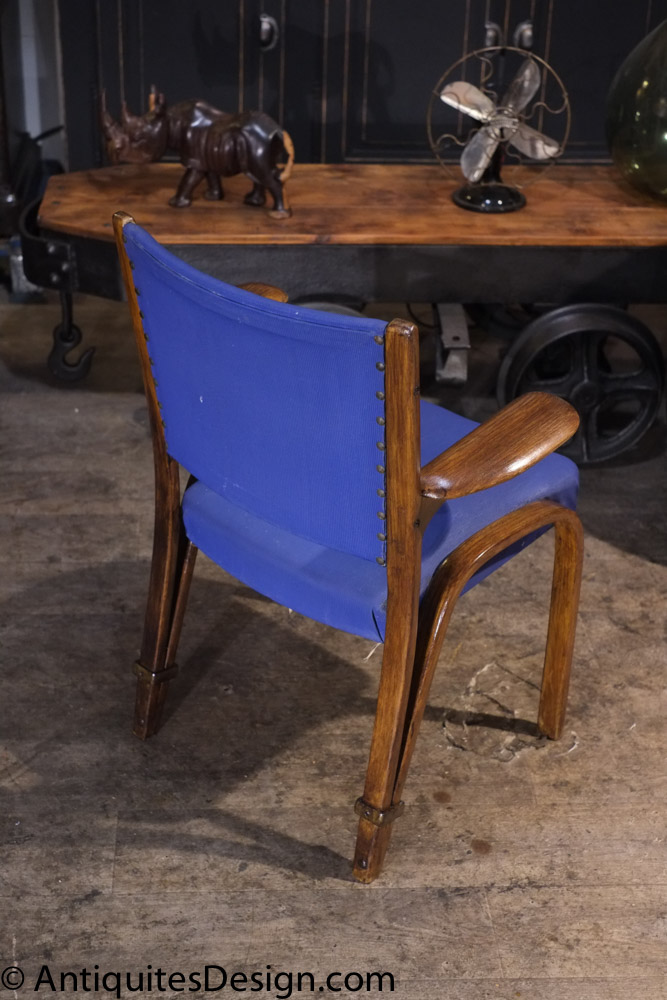 2000 fauteuil vintage steiner 1950 bleu 32 2000 fauteuil vintage steiner 1950 bleu 32