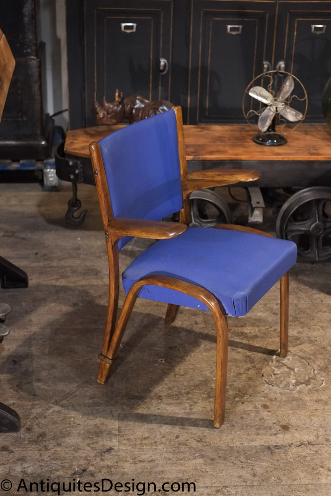 2000 fauteuil vintage steiner 1950 bleu 36 2000 fauteuil vintage steiner 1950 bleu 36