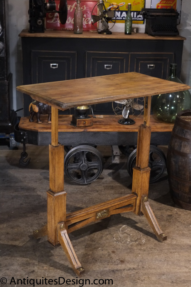 table a dessin table a dessin art deco en bois