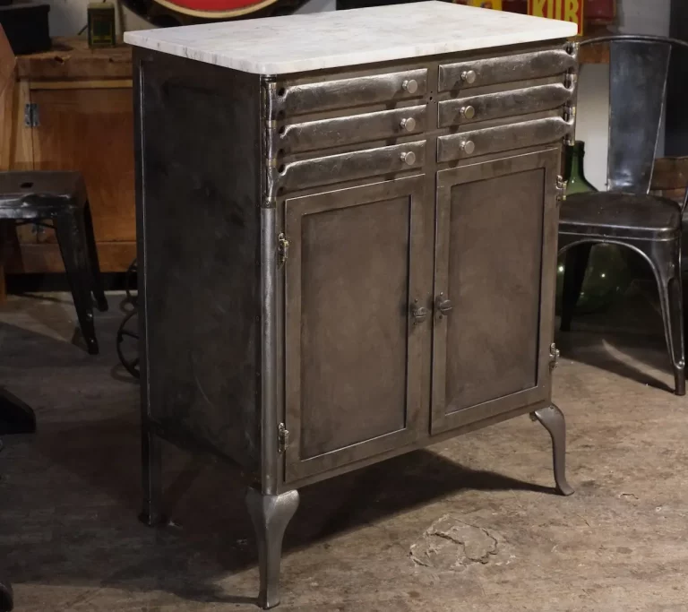 meuble de dentiste 1930 ancien style industriel