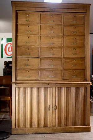meuble de metier a rideaux de notaire 1900 10