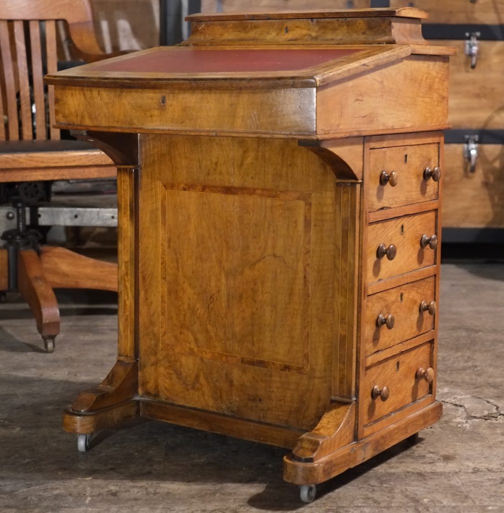 petit bureau anglais victorien ancien
