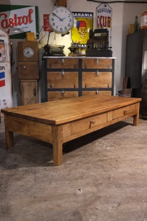 grande table basse ancienne en chene massif brocante chic 7 resultat